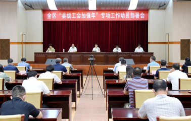 自治區(qū)總工會(huì)召開全區(qū)“縣級(jí)工會(huì)加強(qiáng)年”專項(xiàng)工作動(dòng)員部署會(huì)