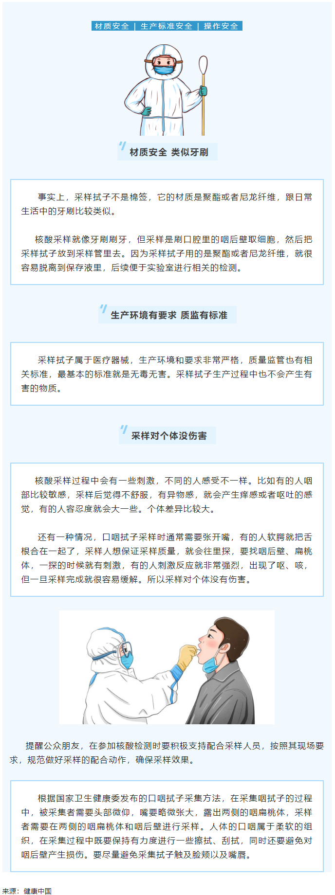 健康科普 _ 核酸采樣的&ldquo;棉簽&rdquo;安全嗎？當(dāng)然安全！.png
